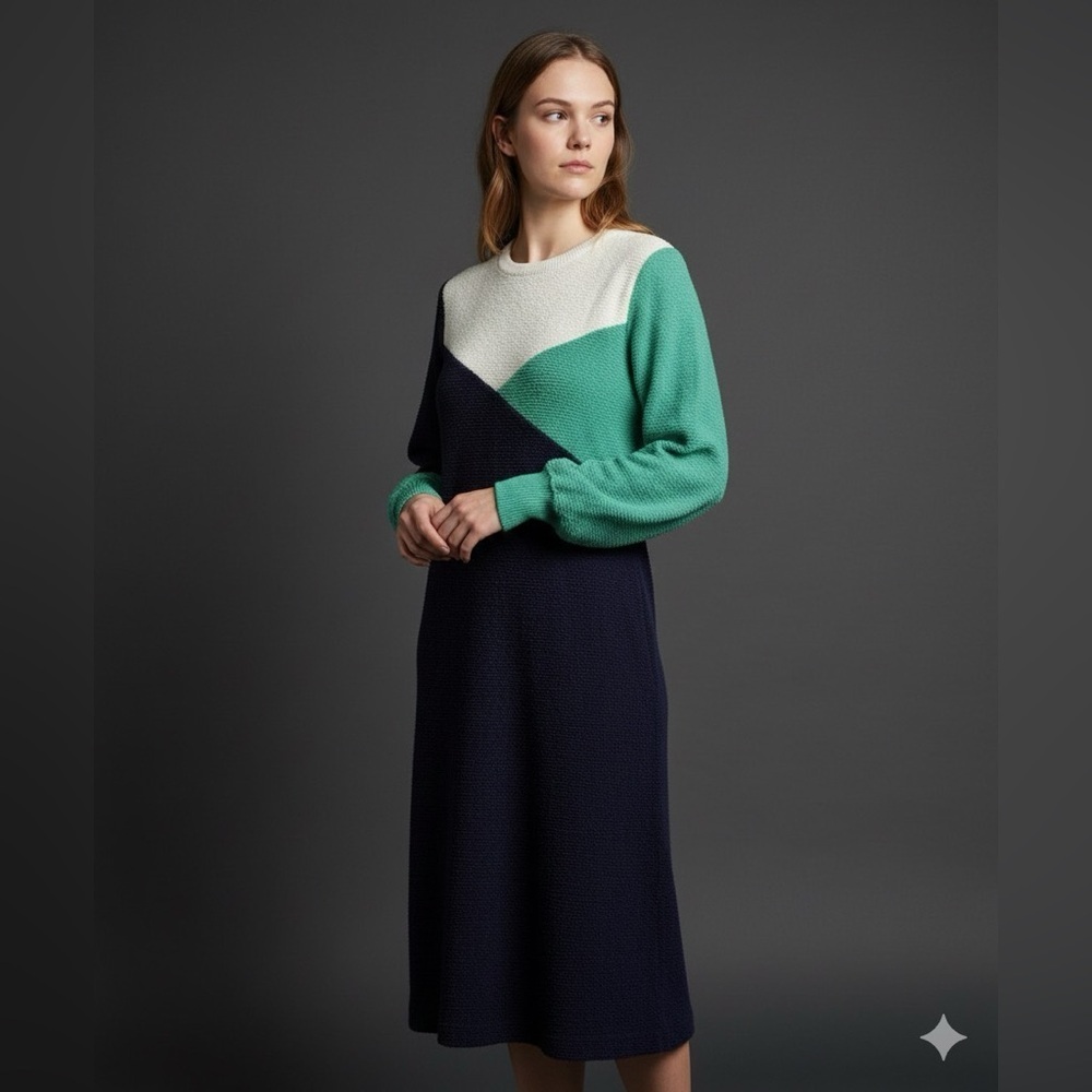 NWT Vintage Kay Windsor Sweater dress terry type material